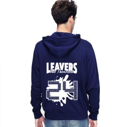 New Leavers Hoodie Spatter Square Design Hoodie with names inside 